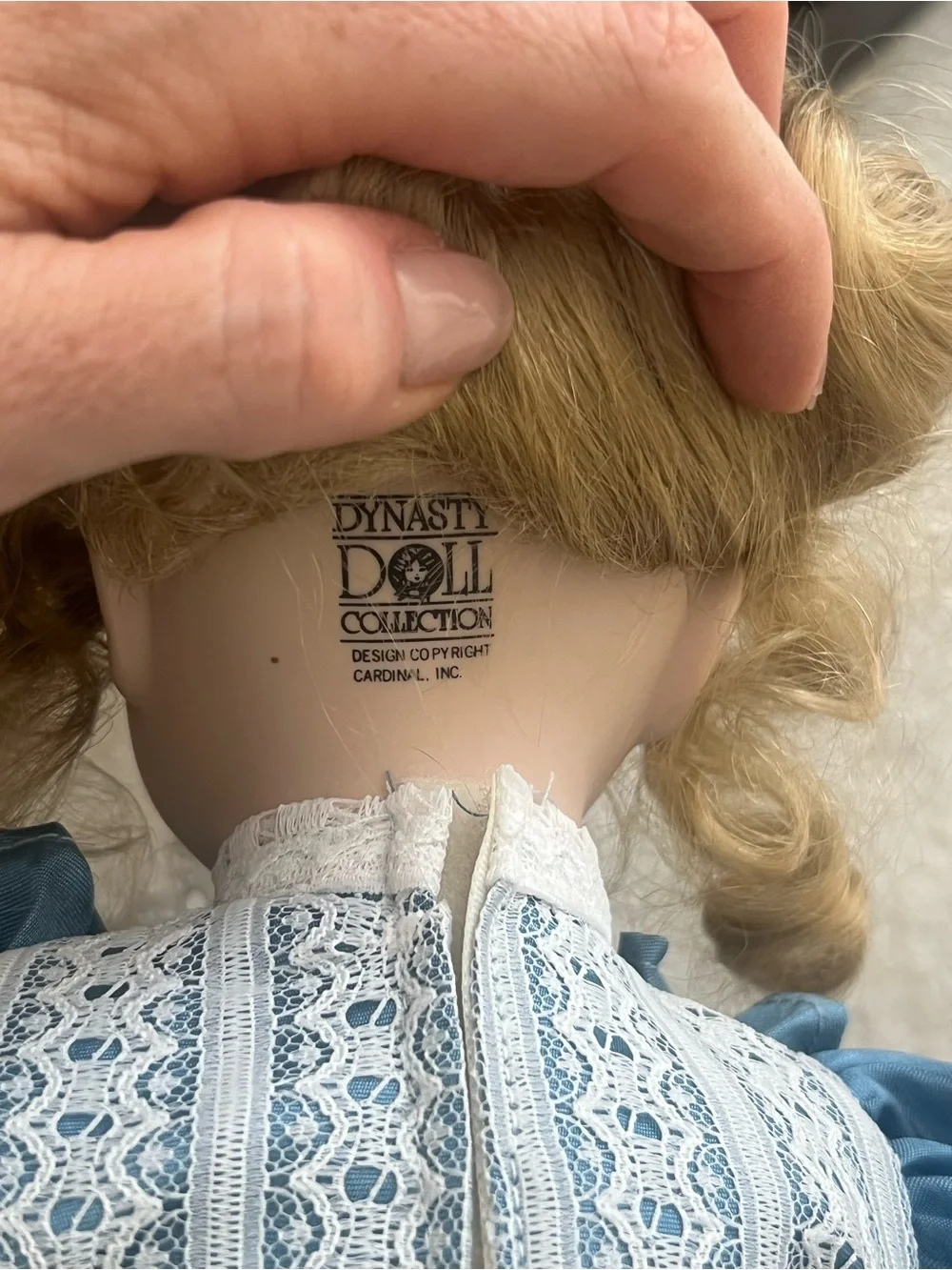 Vintage Collectible Porcelain Doll Madeline Dynasty Doll Collection Tag Attached